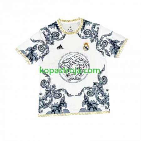 Billiga Fotbollströjor Real Madrid Versace Edition Hemma tröja Vit 2024/25 Kortärmad